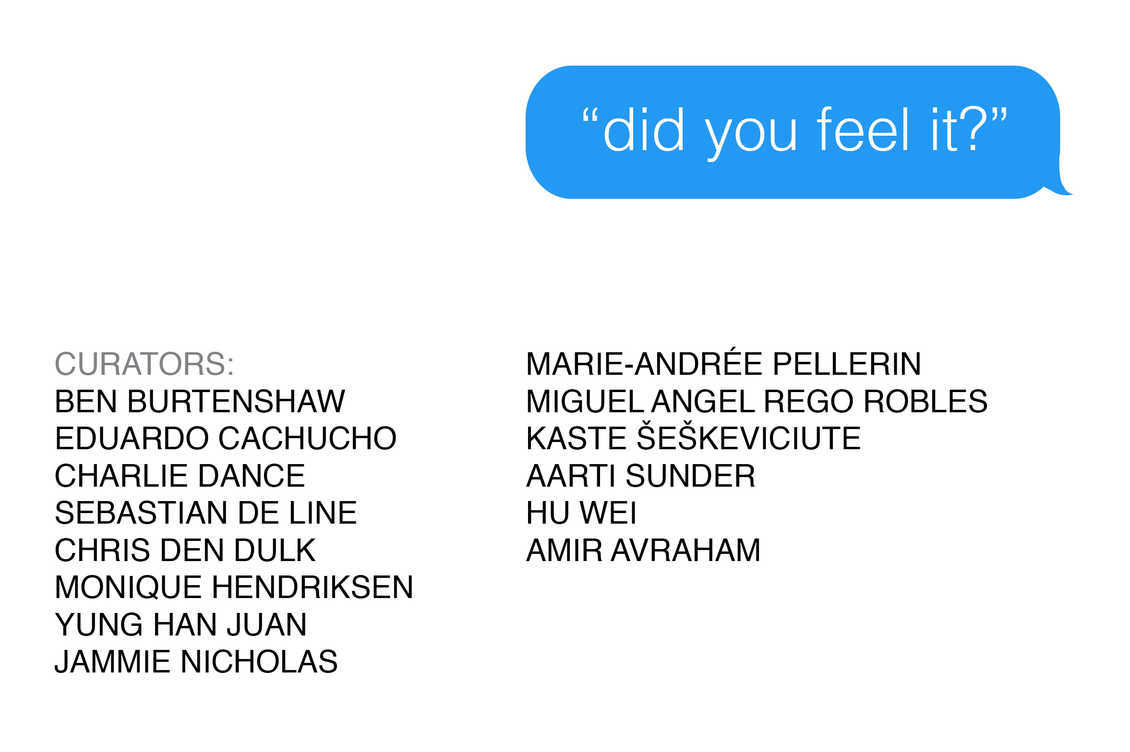 'did you feel it?' - a symposium on digital interfaces and their affect. Organised by DAI & Open!