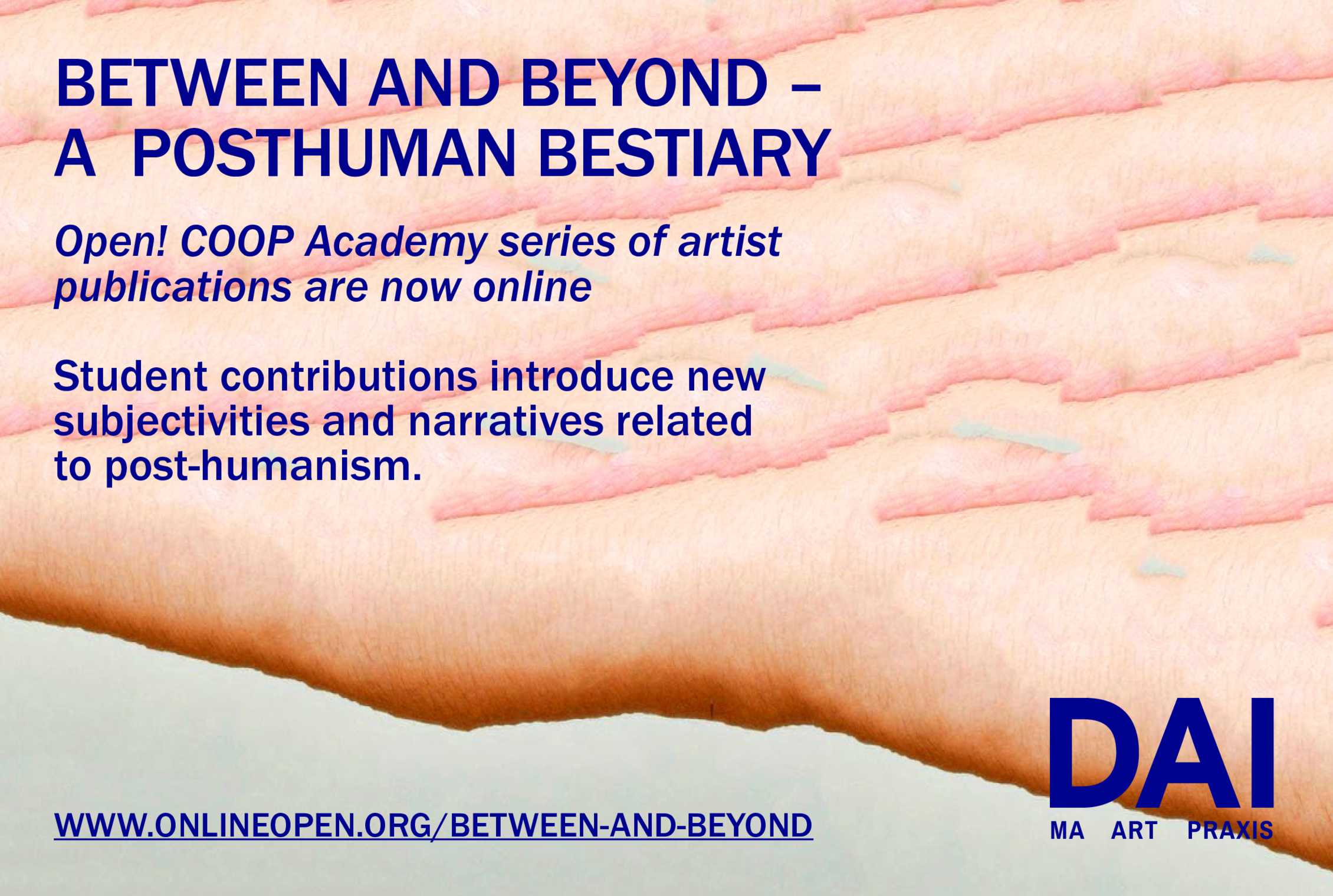 Between and Beyond ~ Open! COOP Academy present on line essays by