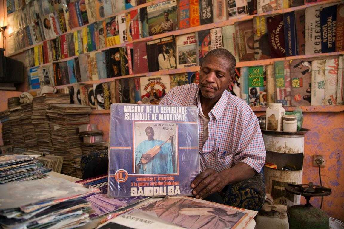 Saphire d’Or, the only record store in Nouakchott, Mauritania © Béchir Malum