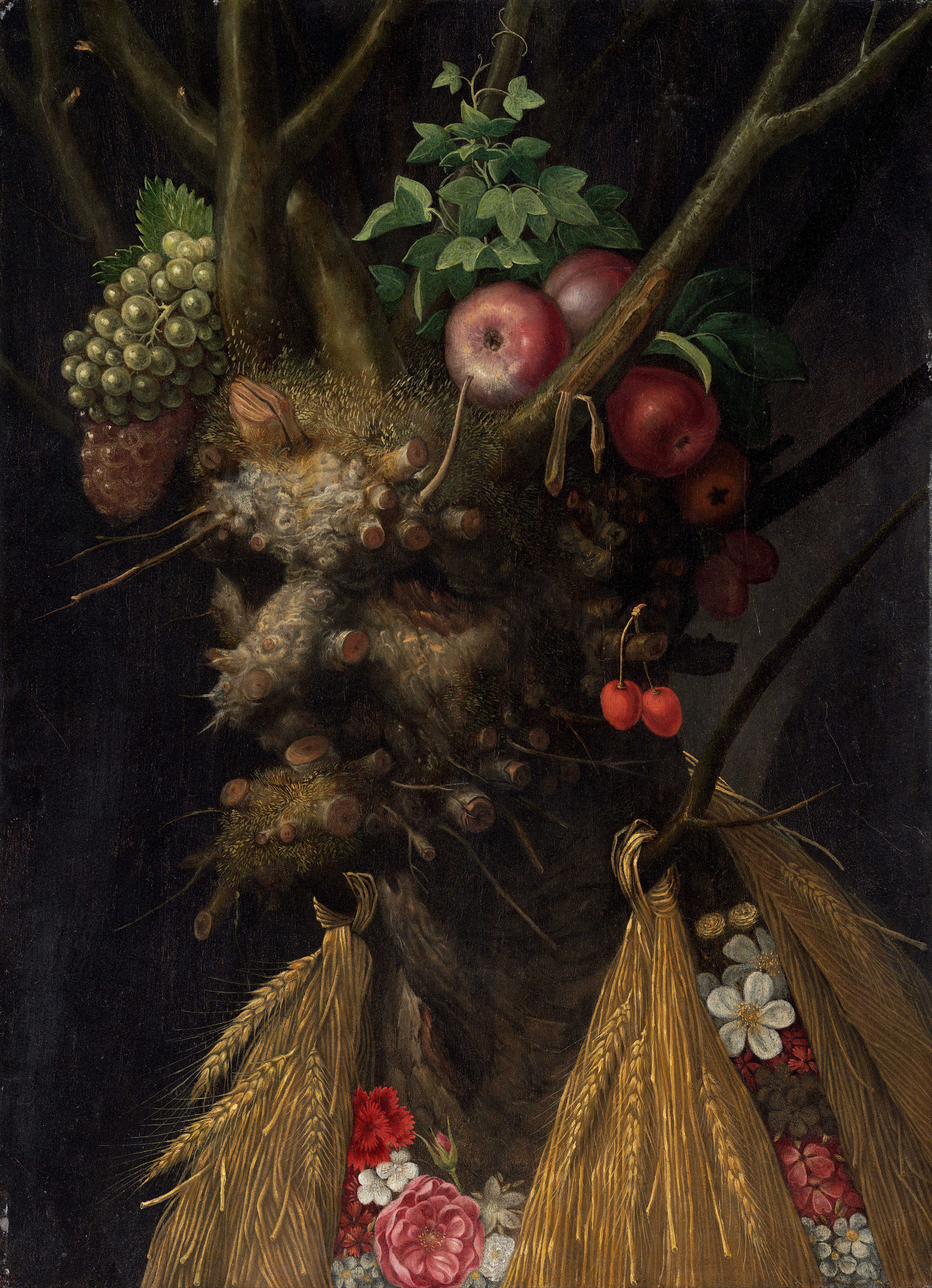 Giuseppe Arcimboldo, Four Seasons in One Head (1590)