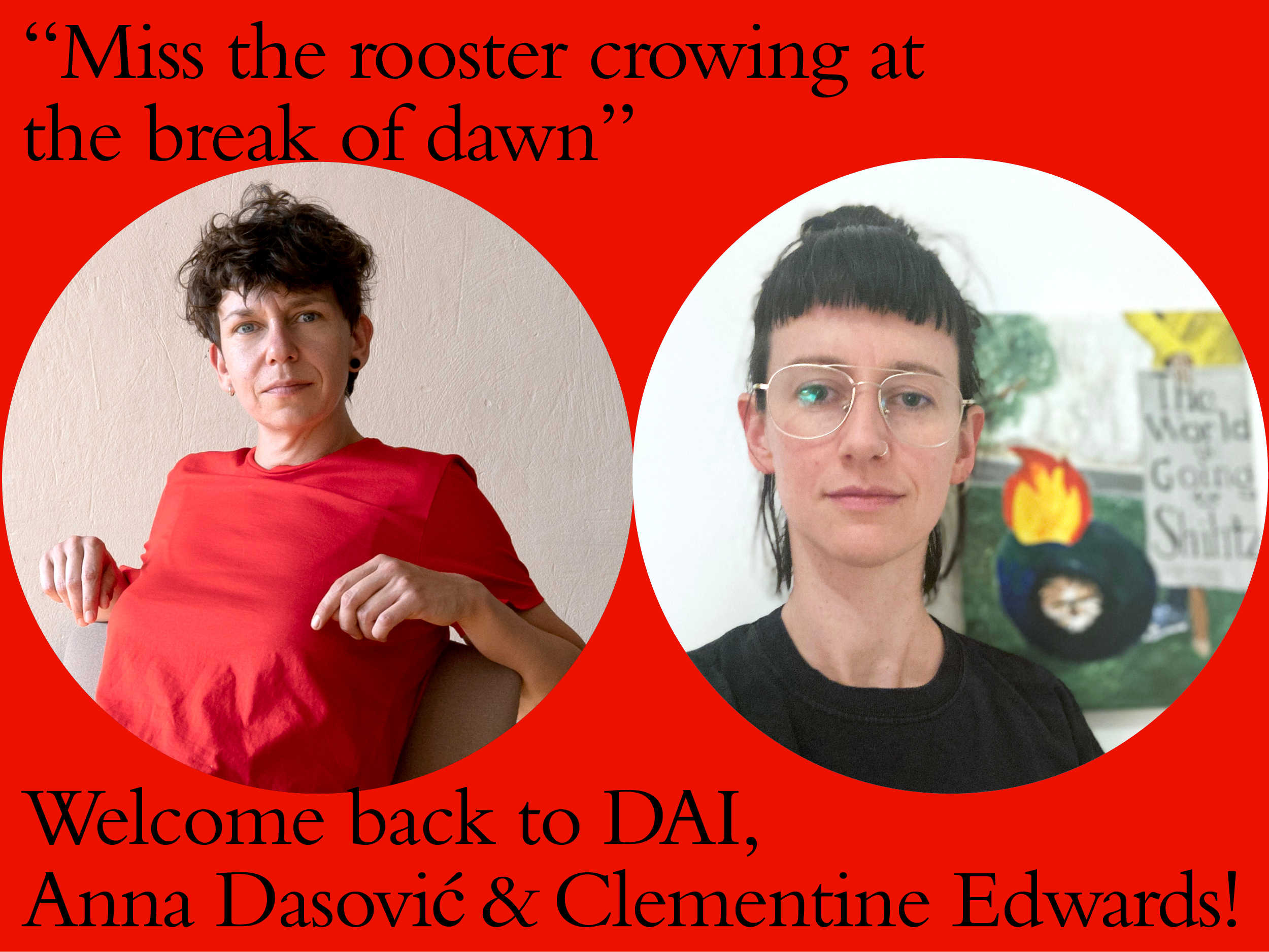 DAI welcomes back Anna Dasović & Clementine Edwards - member of our alumni embassy for Kitchen, 26th June.