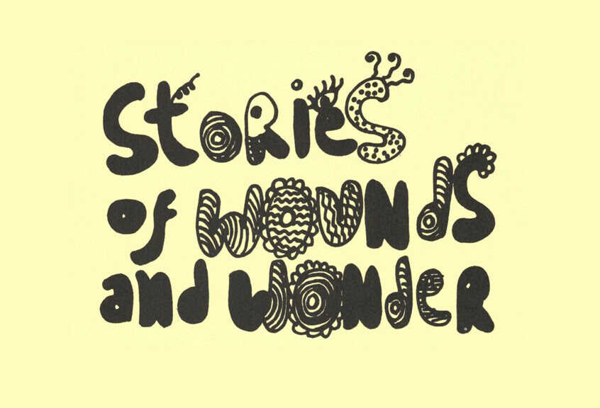 Stories of Wounds and Wonder_book cover_drawings by Nuraini Juliastuti and design by Theetat Thunkijjanukij