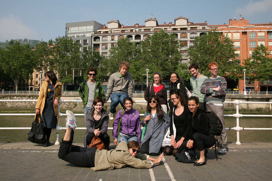 Phil Collins and his DAI-students in Bilbao