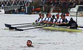 Trenton Oldfield at Oxford and Cambridge Boat Race