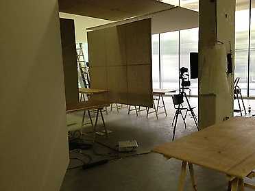group installing 2012: construction Lara Morais, curation Grant Watson