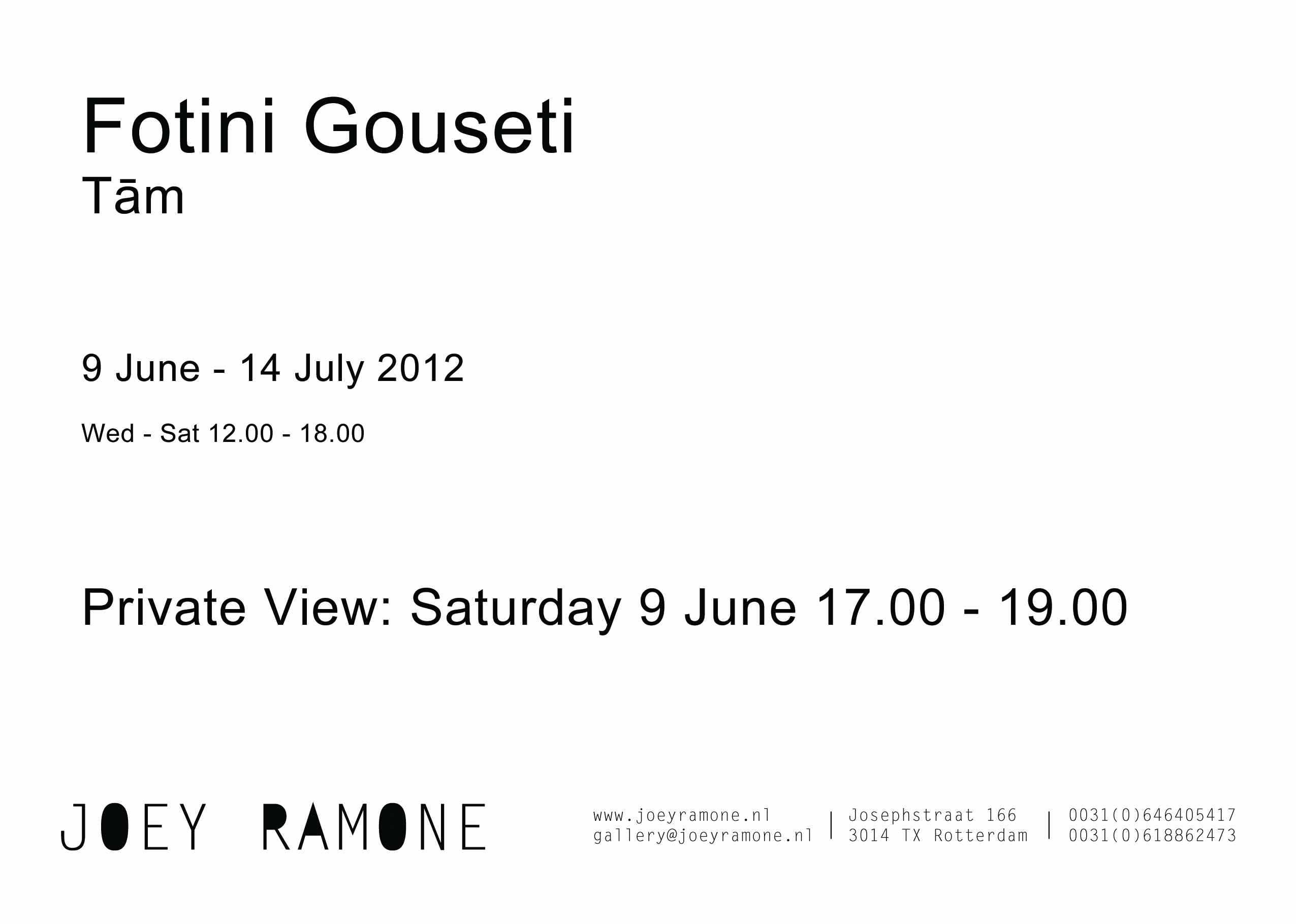 invitation Fotini Gousetti