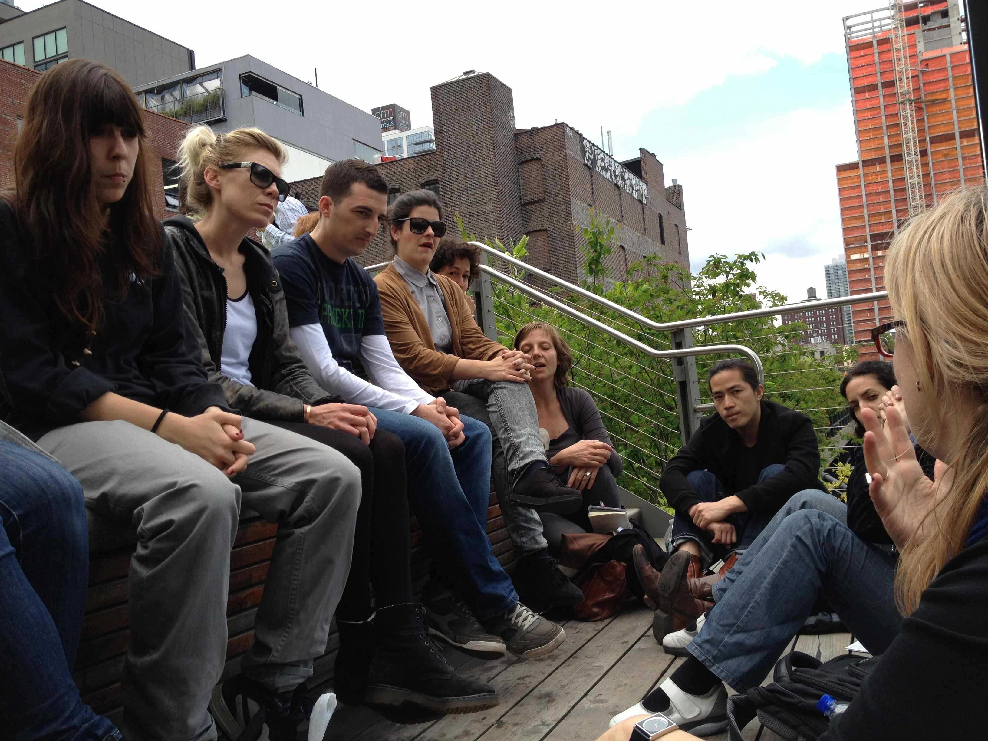 Liselot van der Heuijden lecturing about The High Line