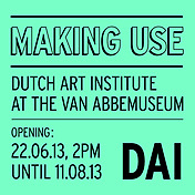 Making Use / Dutch Art Institute at the Van Abbemuseum 