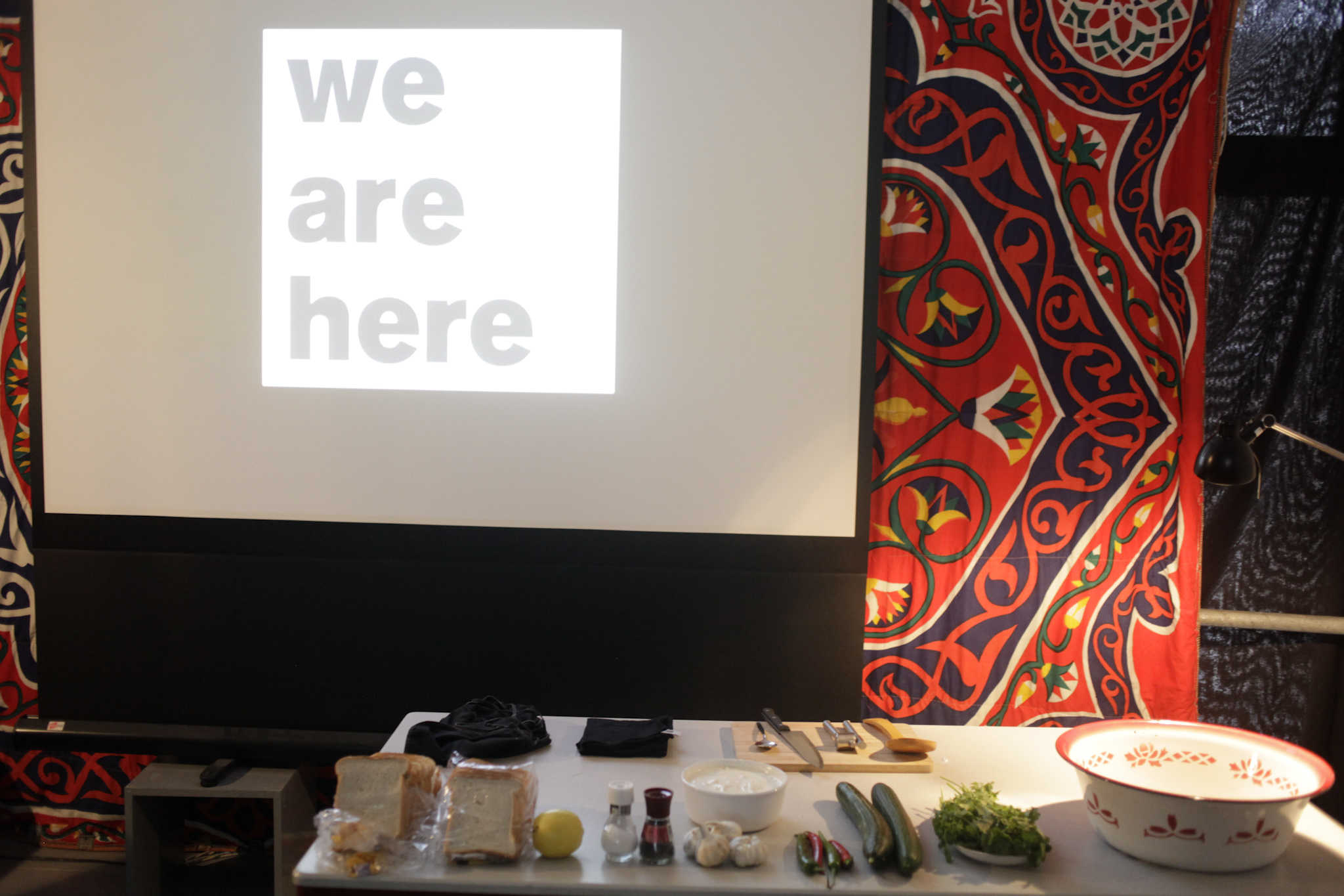 Coco Duivenvoorde: We Are Here - cooking-lecture at the DAI, June 2014
