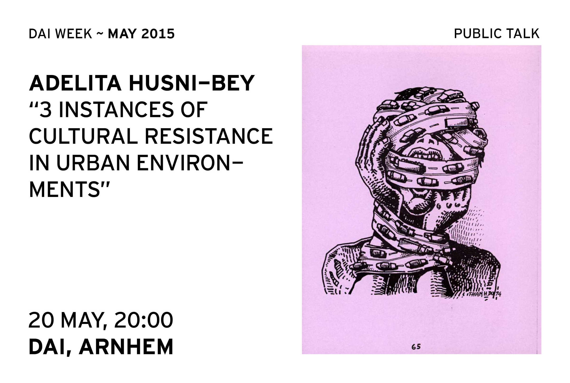 Lecture Adelita Husni-Bey: 3 instances of cultural resistance in urban environments
