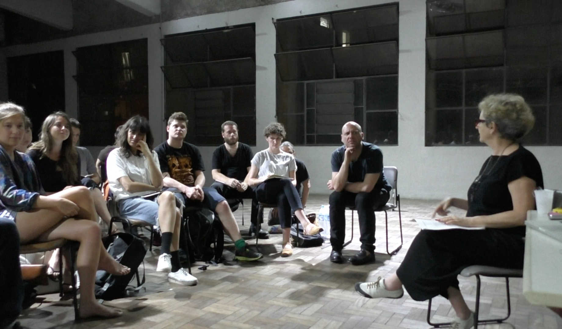 Seminar Suely Rolnik for DAI. Location: Casa do Povo, Sao Paulo, 2015.