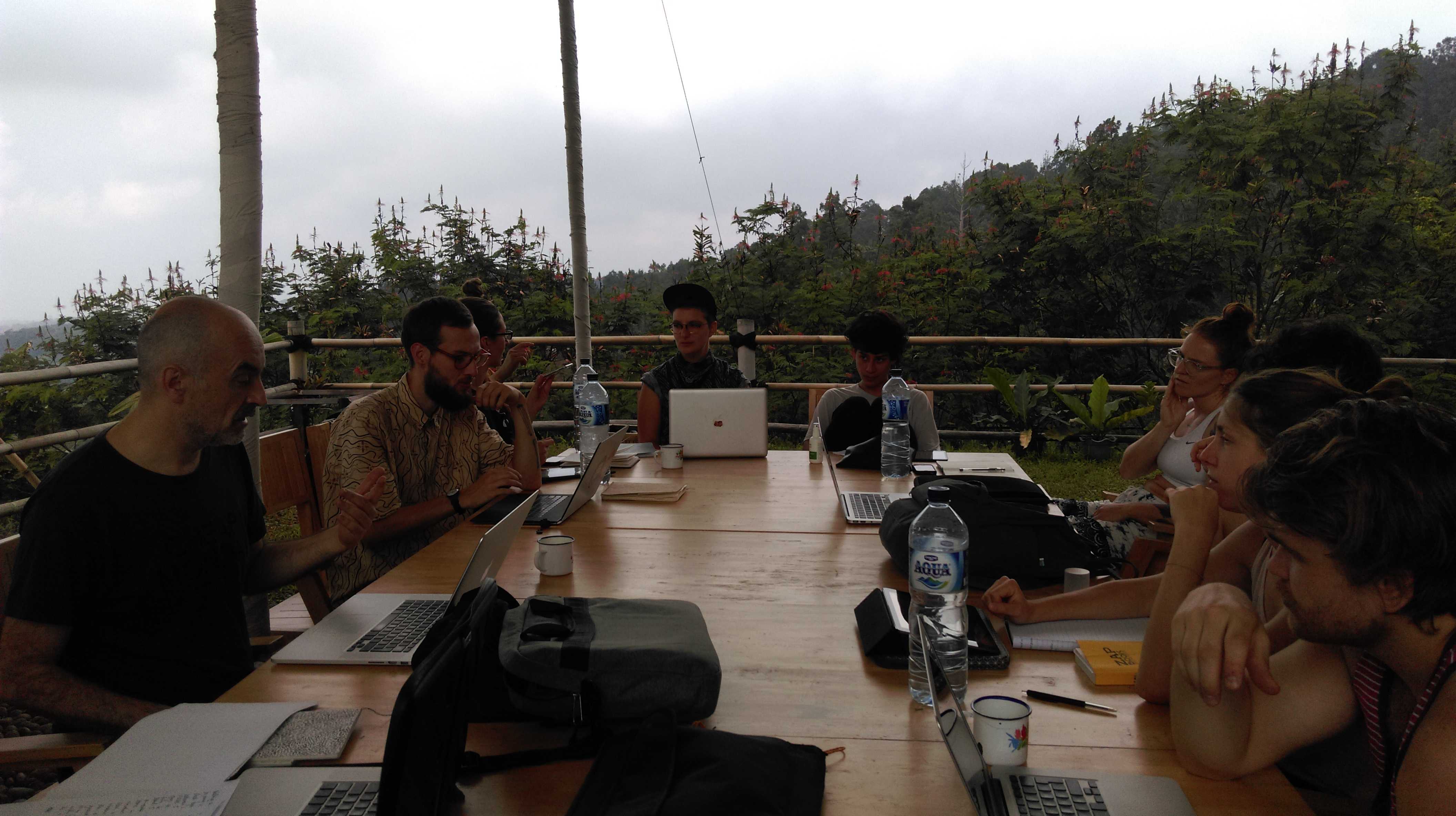 DAI: seminar Jon Mikel Euba at Tanakita-camp, Sukabumi, Indonesia. November, 2015