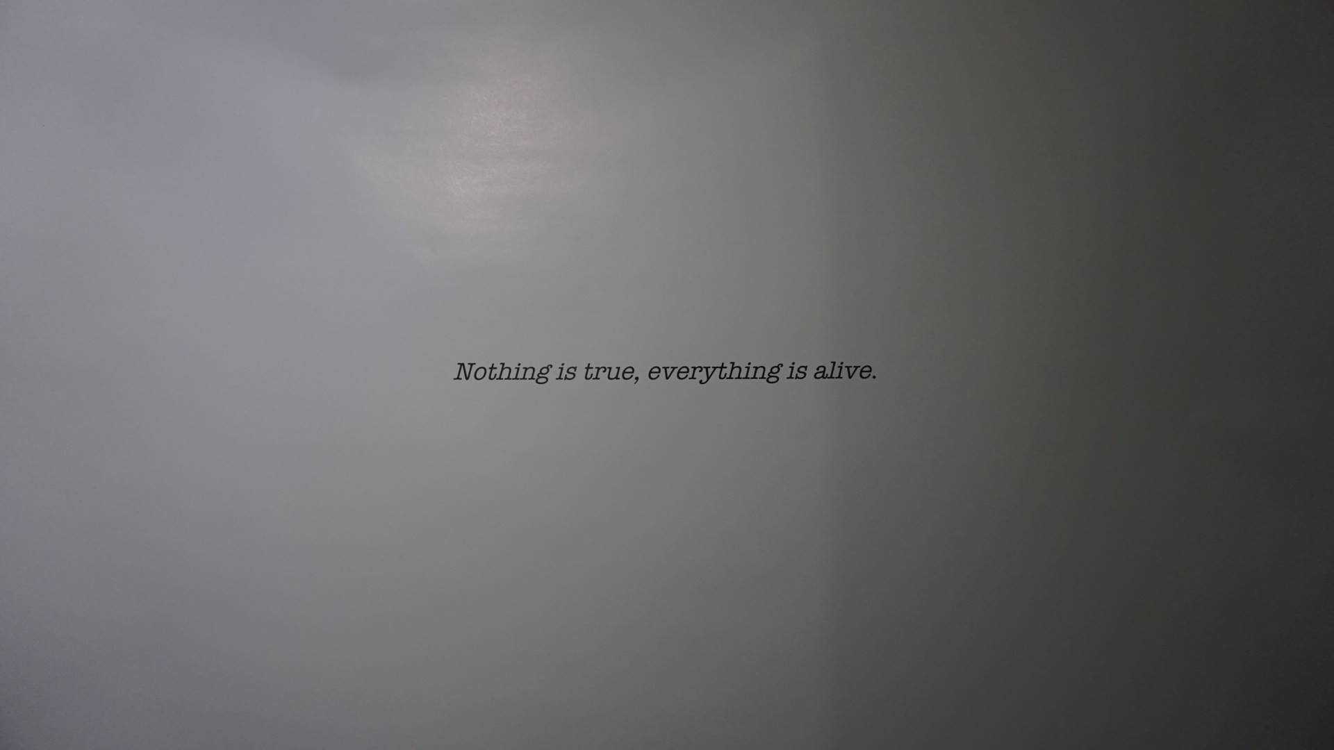 "Rien n’est vrai, tout est vivant" by Edouard Glissant