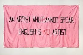 Mladen Stilinović: An Artist Who Cannot Speak English Is No Artist. 1992