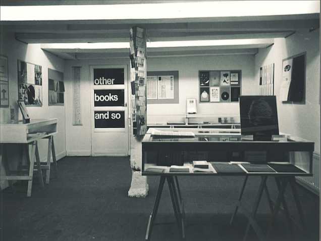 Exhibition "Guy Schraenen éditeur" at Ulises Carrion’s "Other Books and So", Amsterdam, Heerengracht 259, 1977
