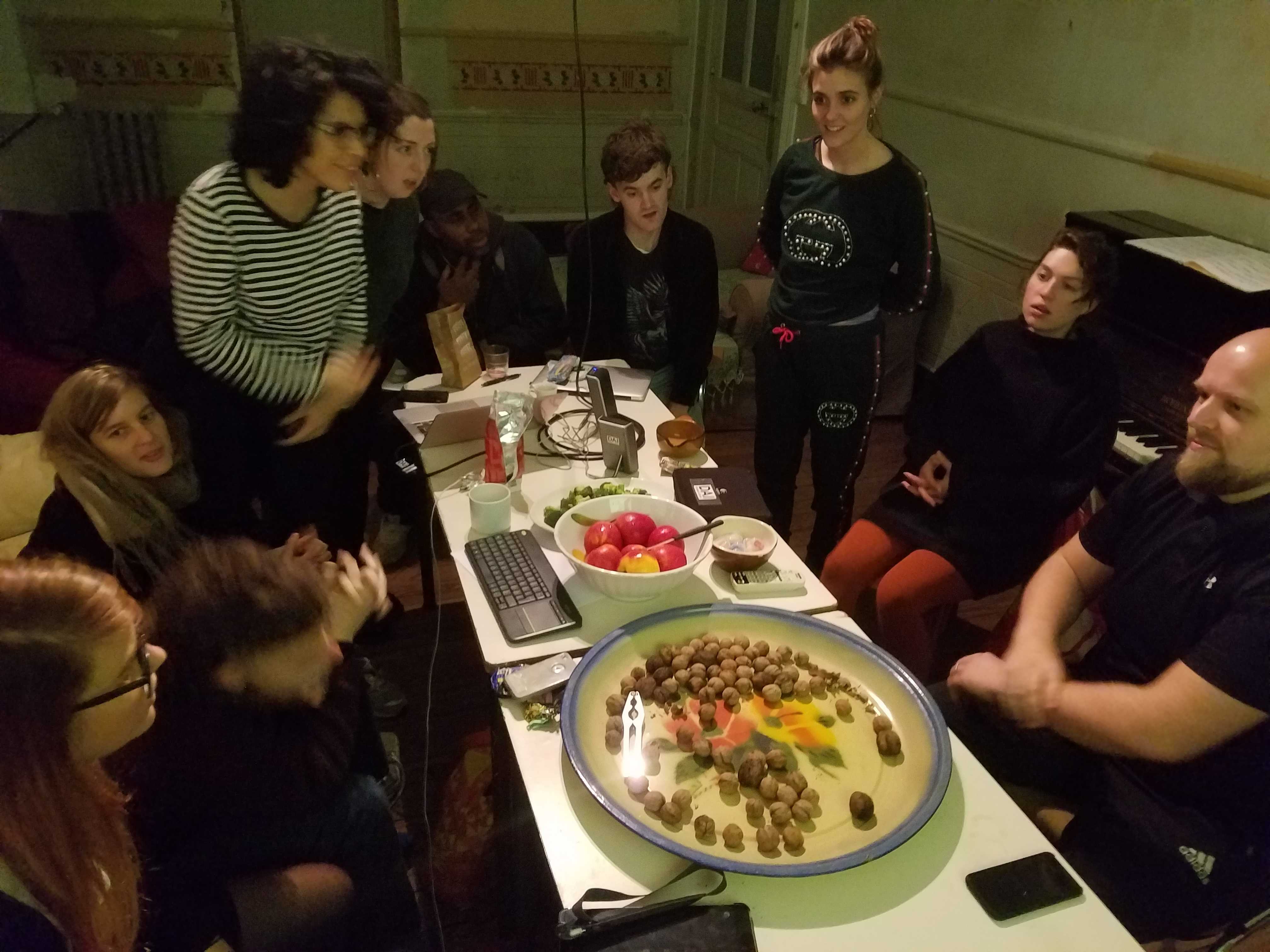 DAI@PAF in St. Erme, December 11, 2018 ~ COOP study group Banquet X: Climate Change and Speculative Gastronomy ( with Aslak Aamot Kjaerulff)  Photo credit: Assem  Hendawi
