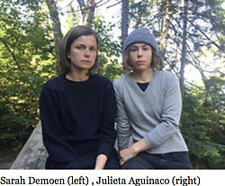 Sarah Demoen(left) & Julieta Aguinaco ( right, both DAI, 2015)