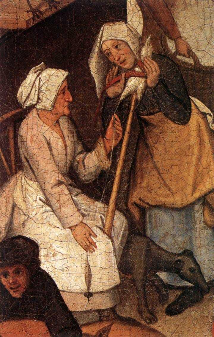 The Younger Proverbs (detail) by Pieter Brueghel