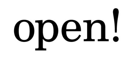 Open! logo