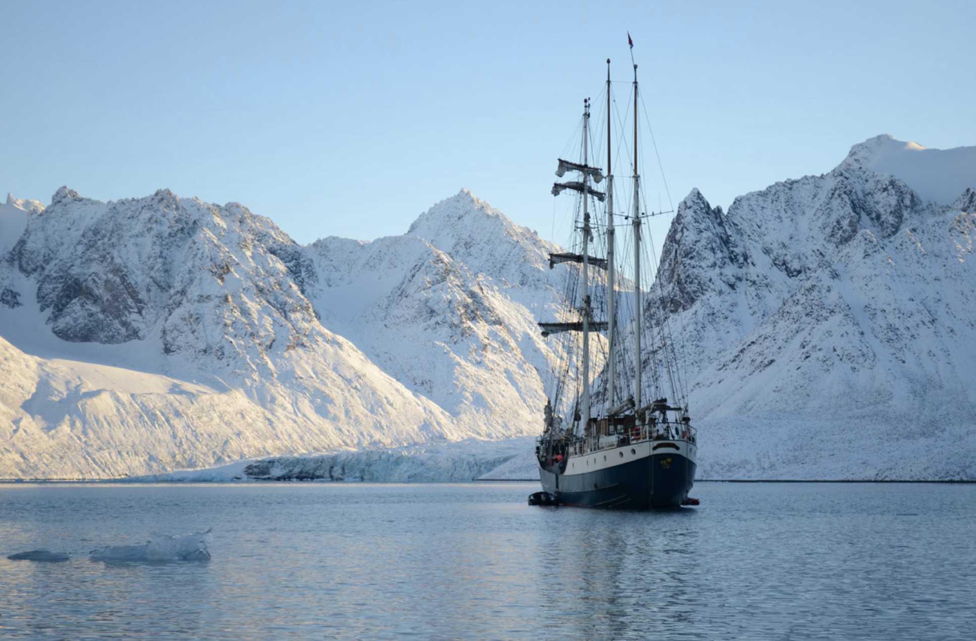 The Arctic Circle, an international expedition-residency with artists and scientists aboard, a sailing vessel in the High Arctic Svalbard archipelago
