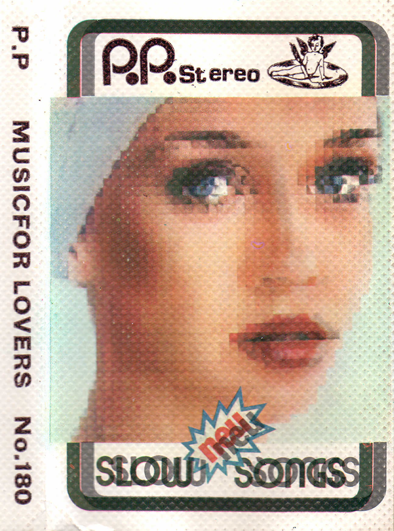 Multiple Artists. Music for Lover’s, No. 180. 1978. Designed by Afrassiabi. P.P. Stereo, Tehran, Iran. Cassette.