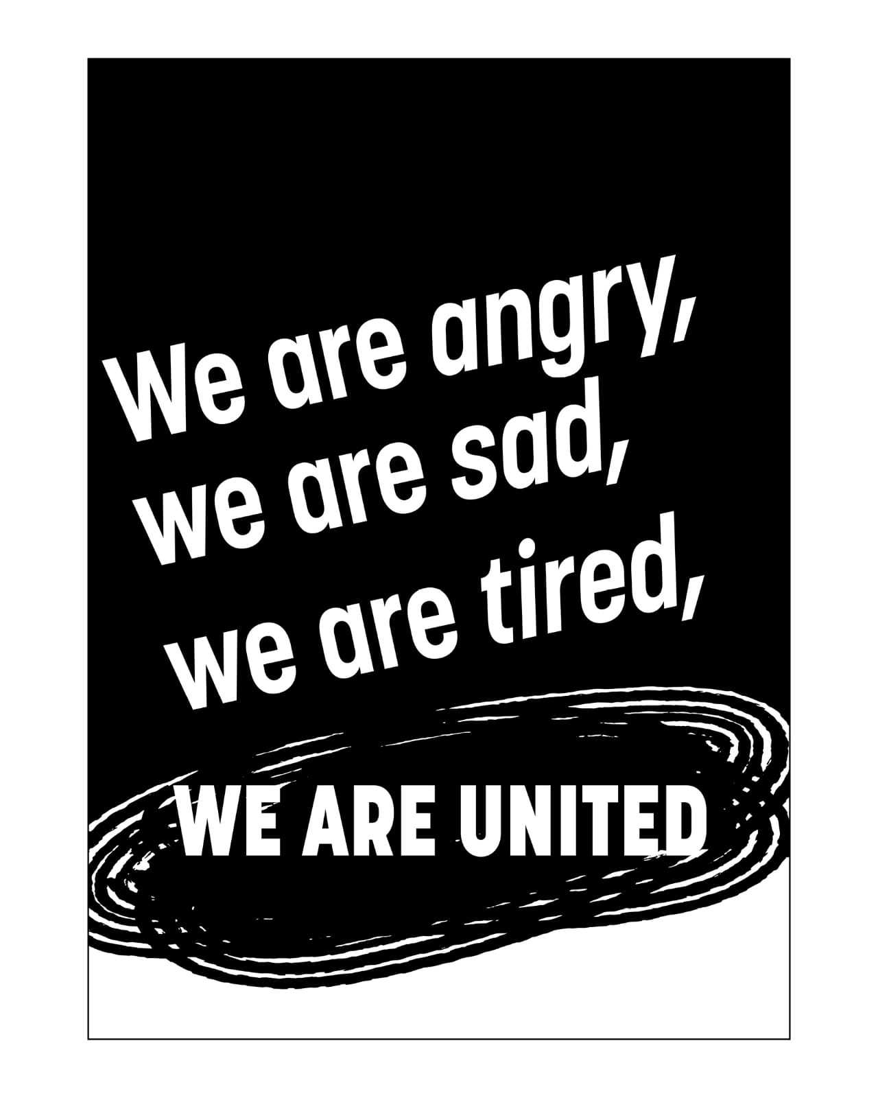 documenta 15 - we are sad, angry, tired, we are united