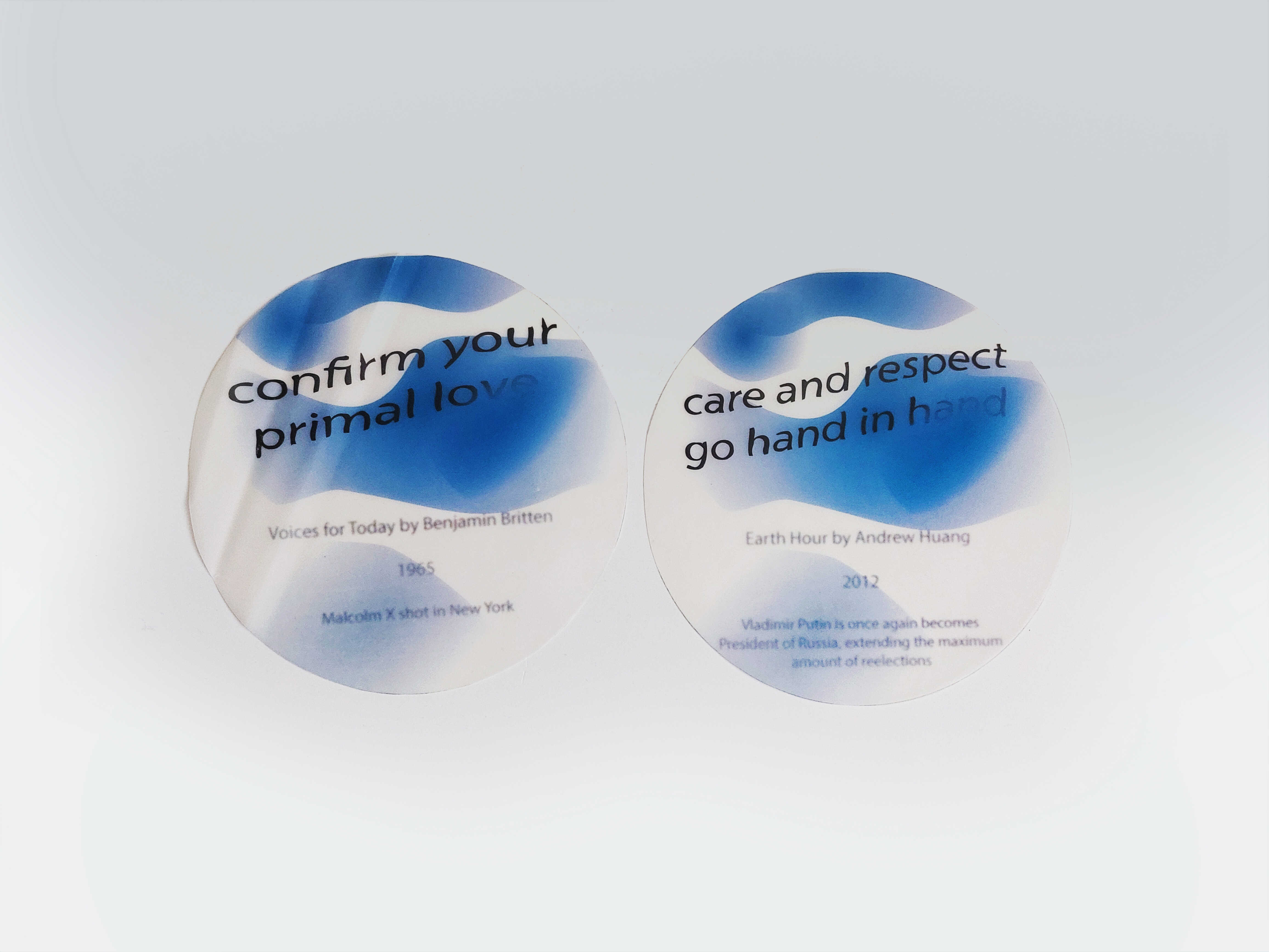 Cure for the Itch. Circle tracing paper manifestos designed by COOP study group Long Time No See: Forming a new art economy of the commons for 2022-2023 COOP SUMMIT, Nida.