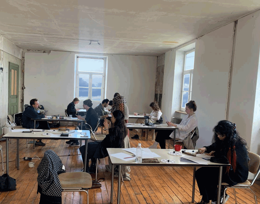 Chronicle gif by the participants of 2022-2023 COOP study group ~ On Tradition - Future Ancestors 3: The Mother, The Archival and The Symbolic Order. PAF (St.Erme), April 2023.