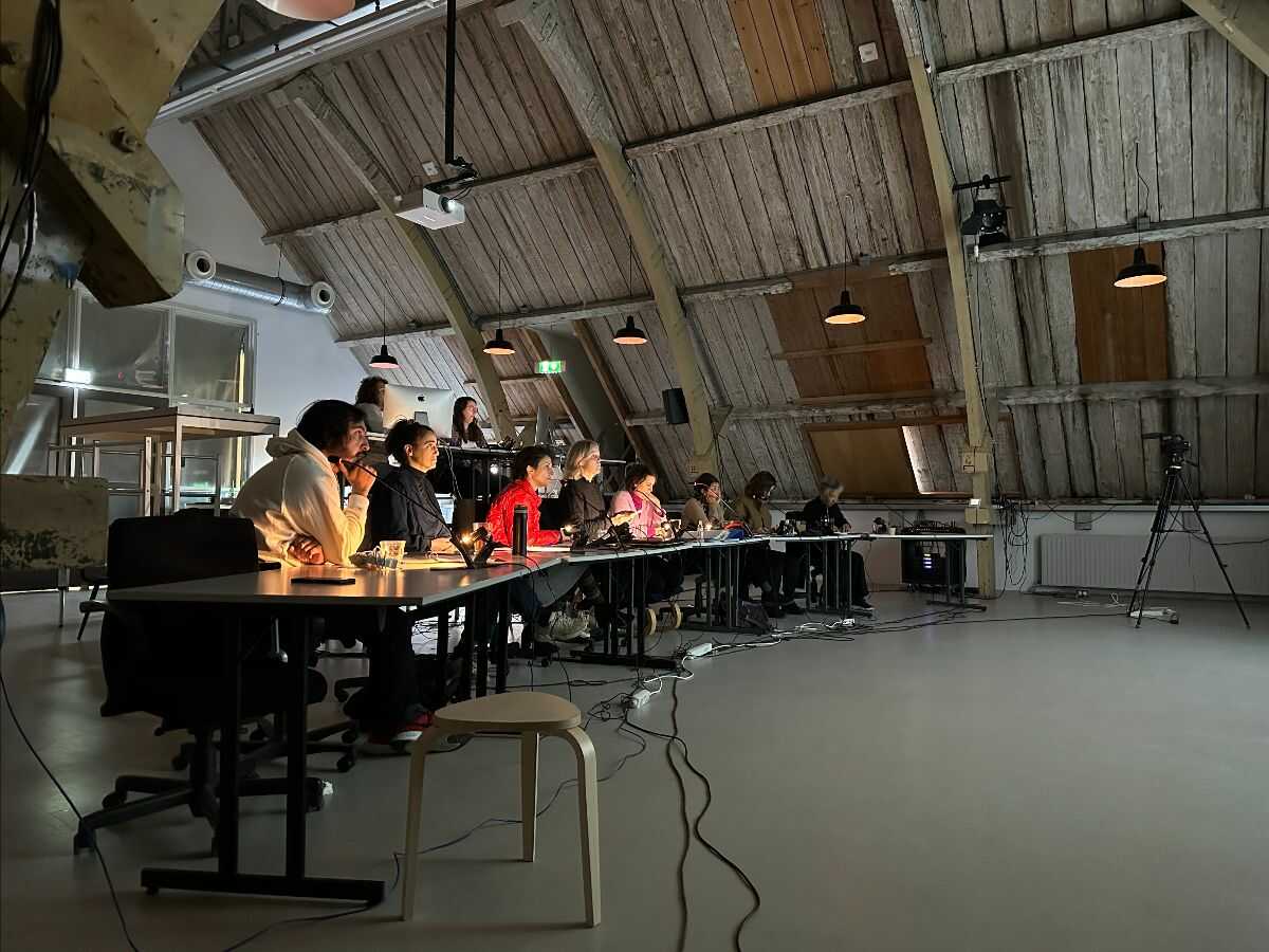 Jury session at the Rijksakademie