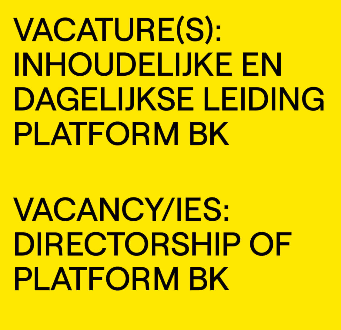 Platform BK ~ vacancy