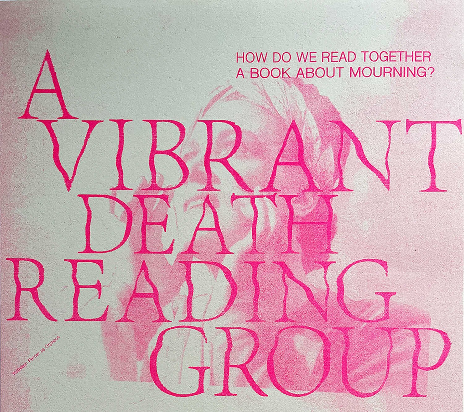 A Vibrant Death Reading Group ~ Courtesy of Valentina Curandi